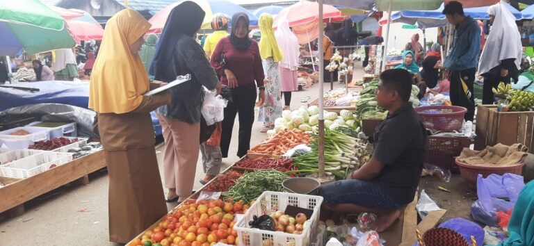 PENGAWASAN KEAMANAN PANGAN SEGAR ASAL TUMBUHAN (PSAT) DI PASAR KEMAKMURAN KABUPATEN KOTABARU