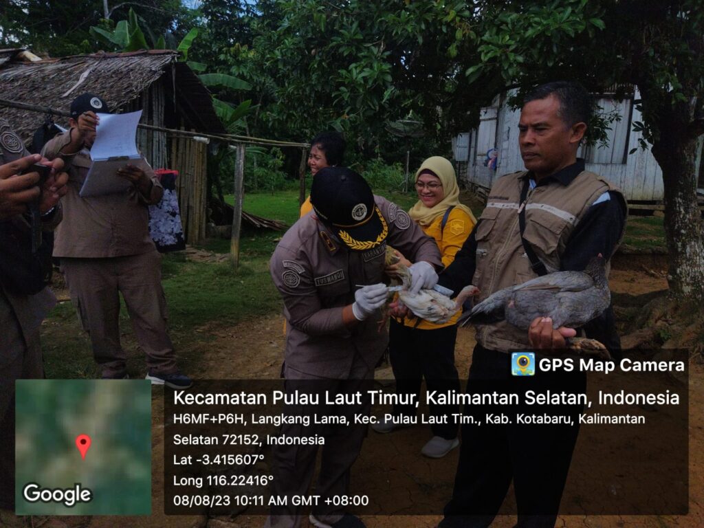 Kegiatan (HPHK) Oleh Dinas Ketahanan Pangan dan Pertanian pada Unggas Untuk Deteksi Adanya Virus Flu Burung di 3 Desa 2 Kegiatan (HPHK) Oleh Dinas Ketahanan Pangan dan Pertanian pada Unggas Untuk Deteksi Adanya Virus Flu Burung di 3 Desa