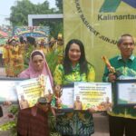 dinas ketahanan pangan dan pertanian juara harapan 2 lomba gerakan makan enak, makan sehat,makan B2 SA tingkat provinsi kalsel