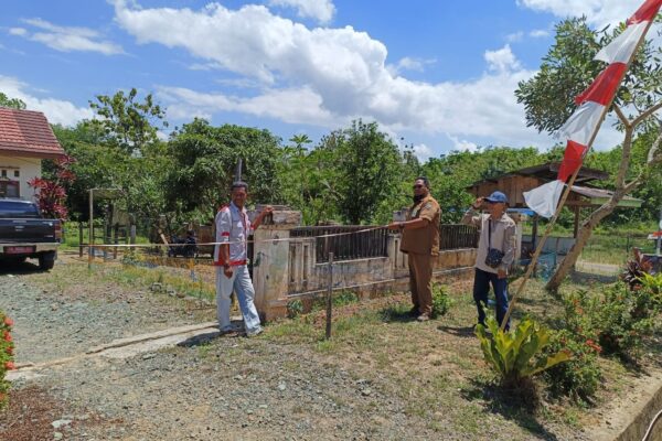 Pengukuran tanah POS IB Desa Tebing Tinggi untuk pembuatan segel/SKT dalam rangka percepatan sertifikasi asset tanah Pemerintah Daerah Kabupaten Kotabaru