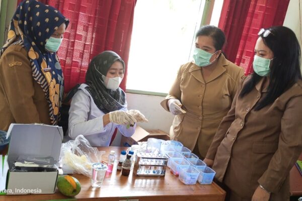 pengambilan dan pengujian sampel pangan segar asal tumbuhan (past) dalam rangka menjelang hari besar keagamaan nasional (hkbn) oleh dinas ketahanan pangan dan pertanian