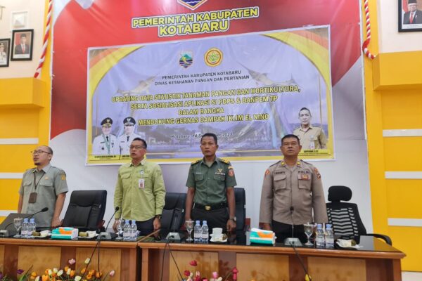 Dinas Ketahanana Pangan dan Pertanian Kabupaten Kotabaru Melaksanakan Sosialisasi Dalam Rangka Antisipasi Dampak Iklim El Nino