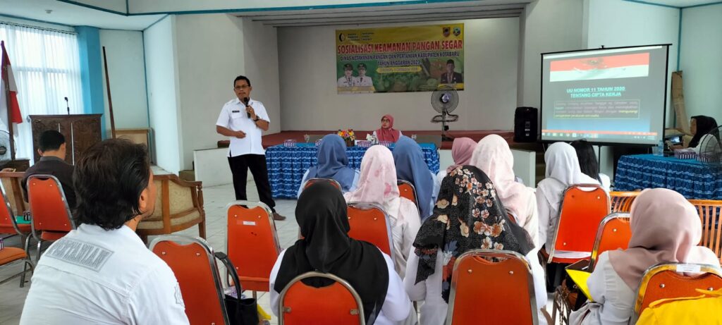 Optimalisasi Keamanan Pangan Segar Melalui Sosialisasi dan Registrasi di Kabupaten Kotabaru
